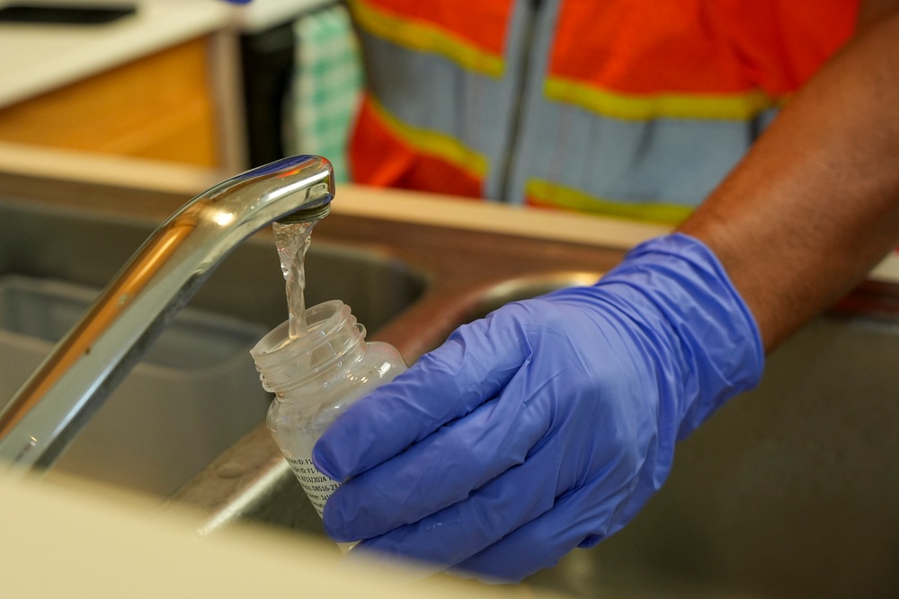 Navy's Water Quality Action Team Conducts Water Testing