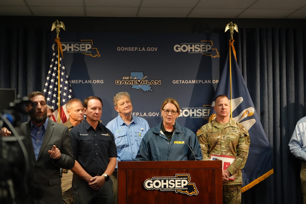 Hurricane Francine: FEMA Administrator Visits GOHSEP EOC