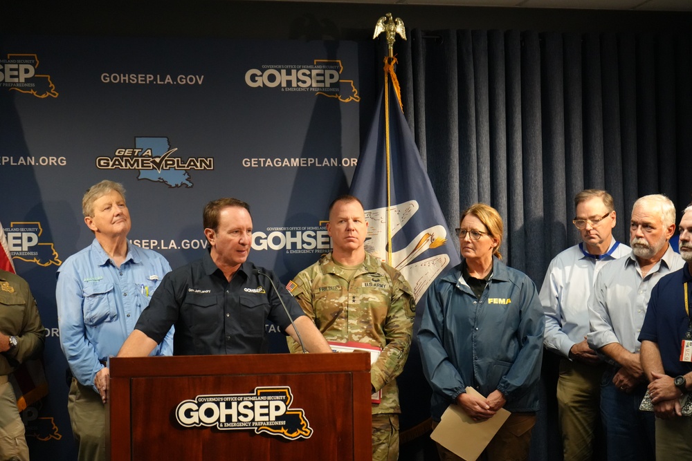 Hurricane Francine: FEMA Administrator Visits GOHSEP EOC