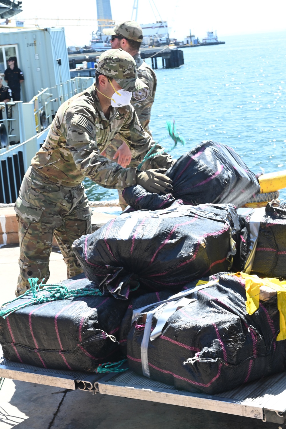 U.S. Coast Guard, Royal Canadian Navy offload $44.2 million worth of cocaine in San Diego