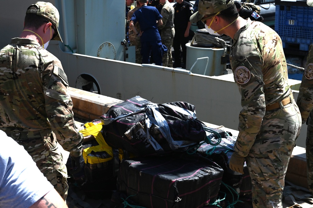 U.S. Coast Guard, Royal Canadian Navy offload $44.2 million worth of cocaine in San Diego