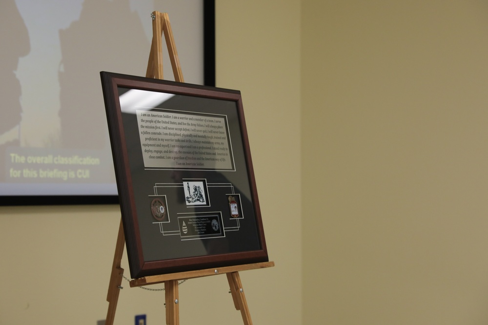 Installation Reception Center presented Outstanding Contributor Award