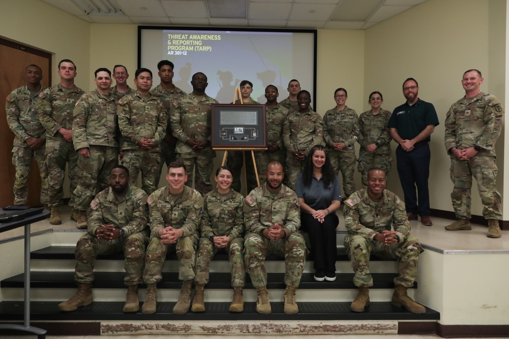 Installation Reception Center presented Outstanding Contributor Award