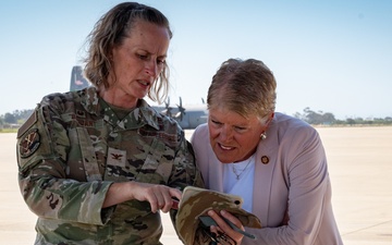 Congresswoman Julia Brownley vists Channel Islands Air National Guard Station