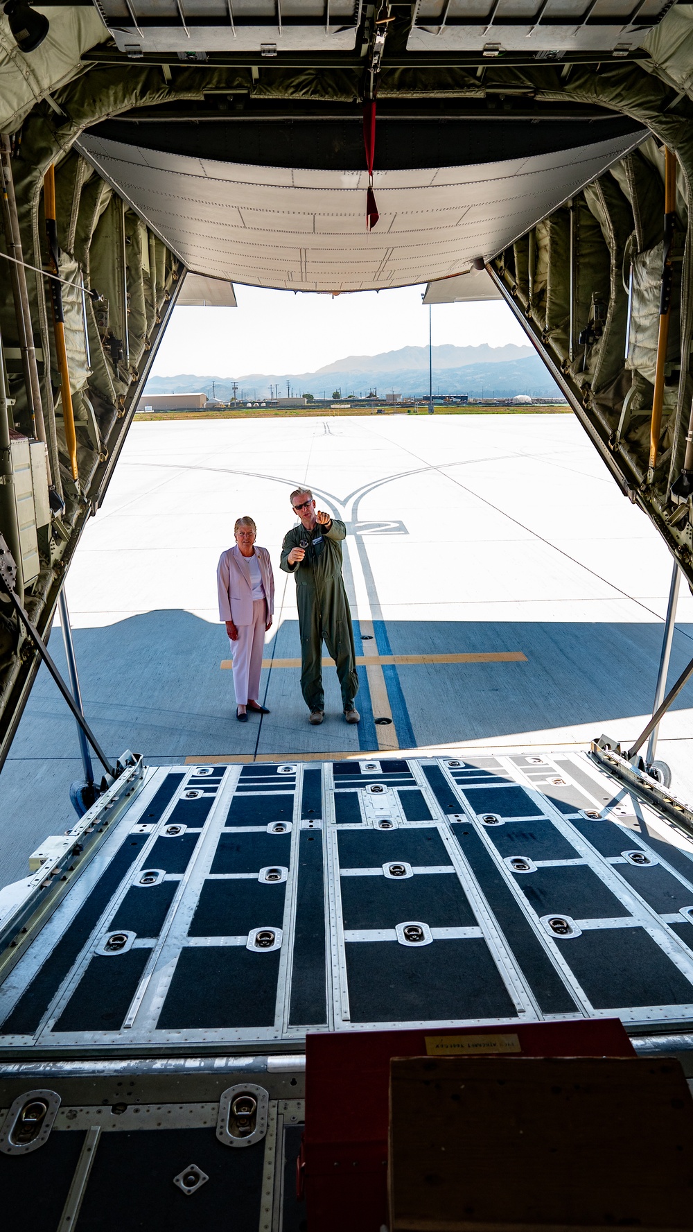 Congresswoman Julia Brownley vists Channel Islands Air National Guard Station