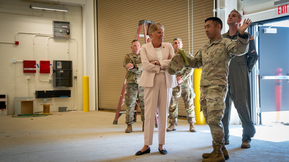 Congresswoman Julia Brownley vists Channel Islands Air National Guard Station