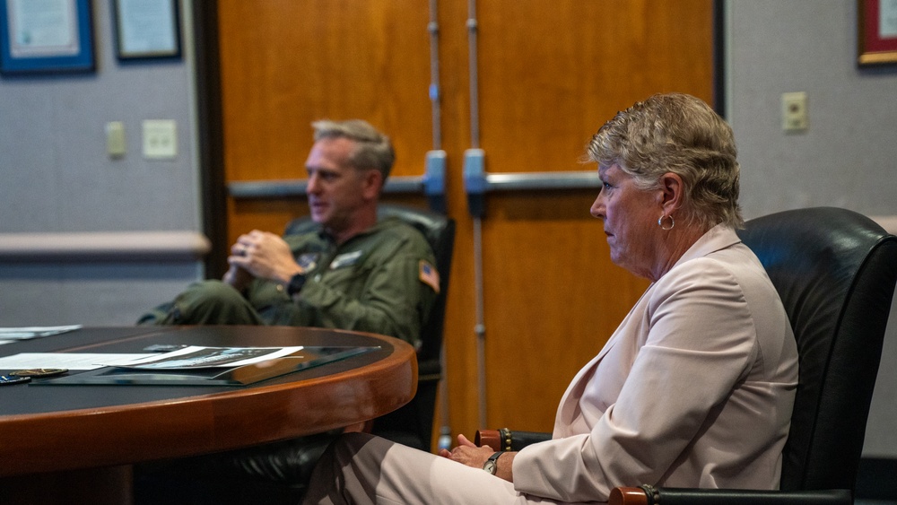 Congresswoman Julia Brownley vists Channel Islands Air National Guard Station