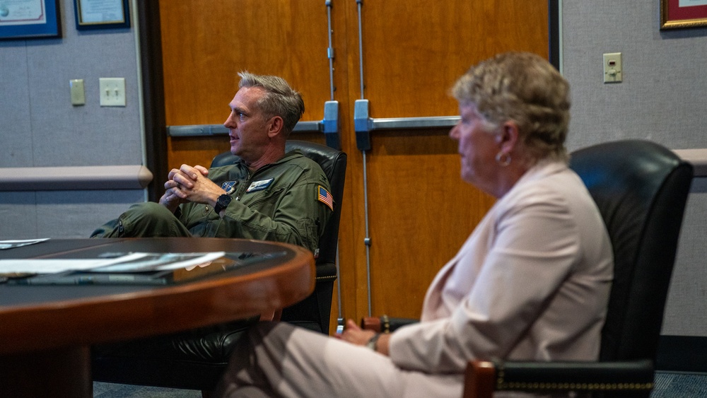 Congresswoman Julia Brownley vists Channel Islands Air National Guard Station