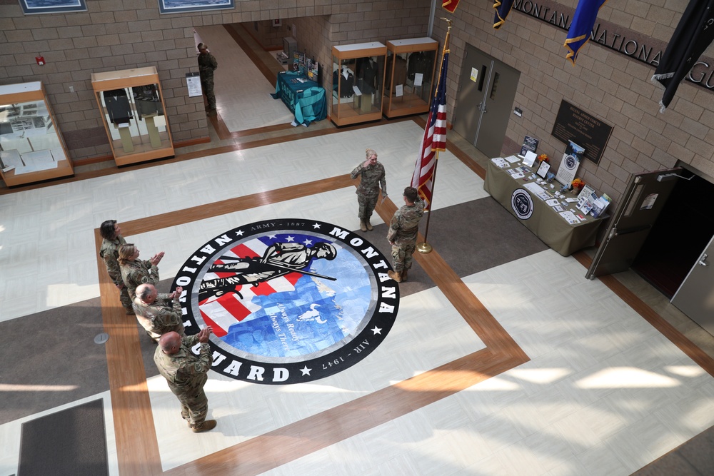 TSgt Jones reenlists