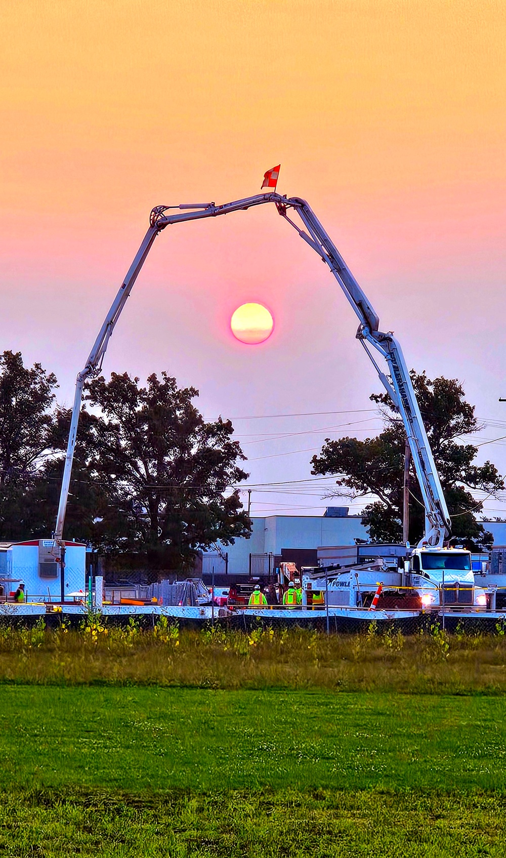 September 2024 construction operations for fiscal year 2023-funded barracks project at Fort McCoy