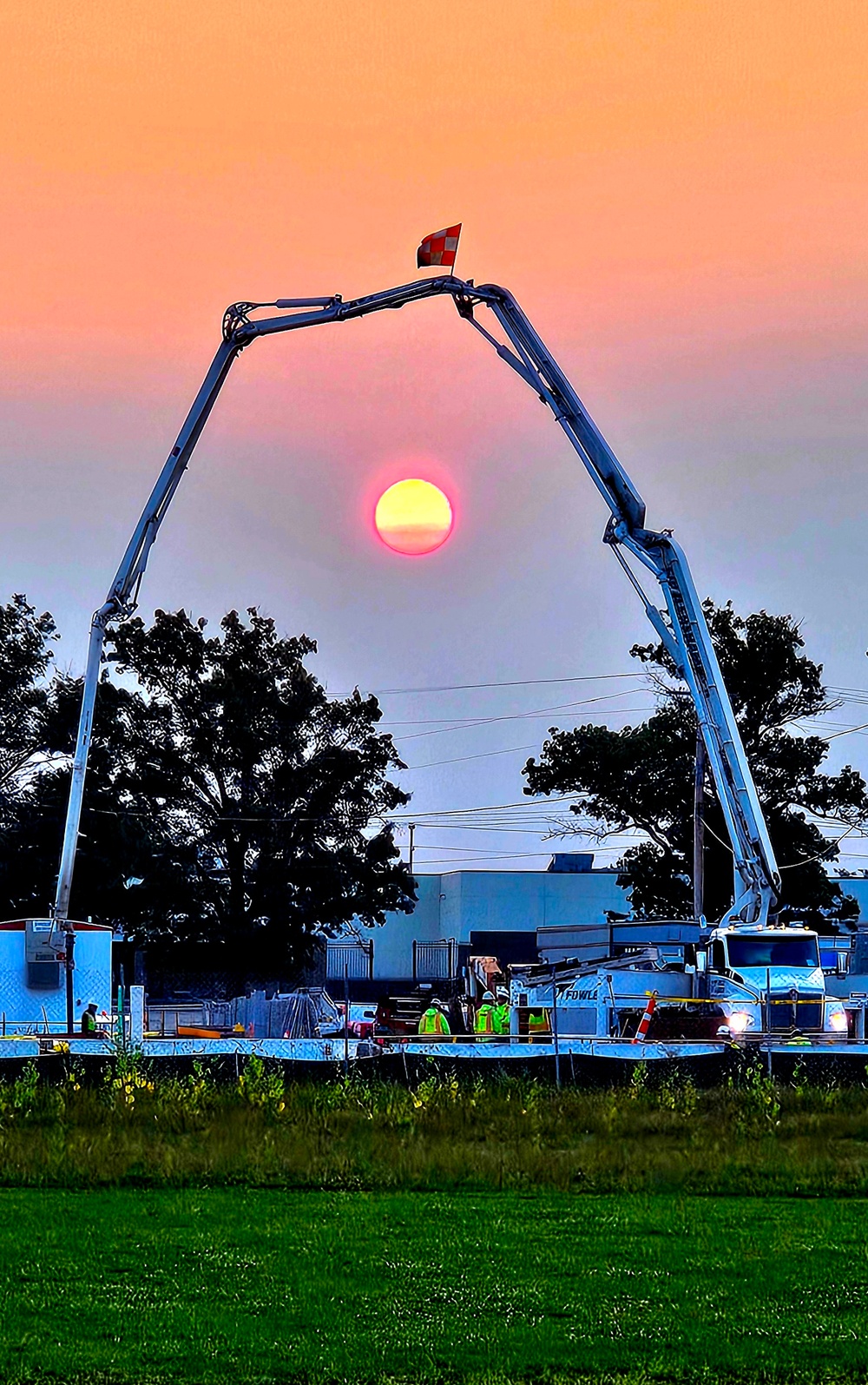 September 2024 construction operations for fiscal year 2023-funded barracks project at Fort McCoy