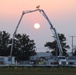 September 2024 construction operations for fiscal year 2023-funded barracks project at Fort McCoy