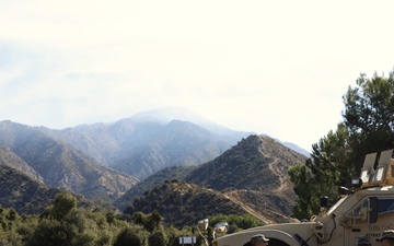 National Guardsmen from the California Army National Guard's 330th Military Police support efforts to contain Line Fire