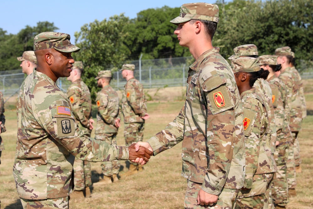 69th Air Defense Artillery Brigade Patching Ceremony