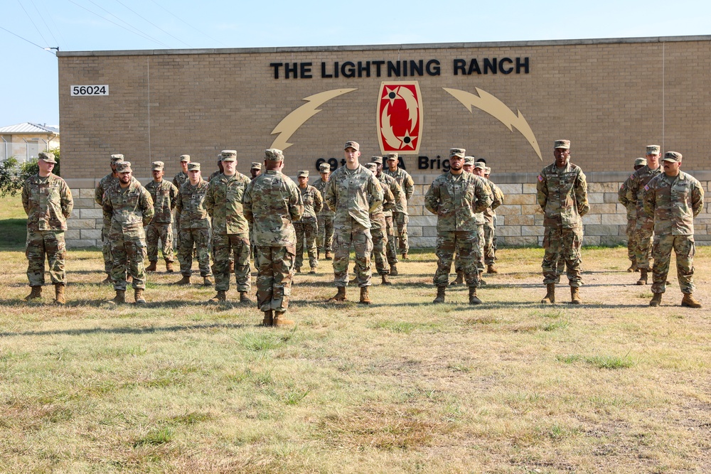 69th Air Defense Artillery Brigade Patching Ceremony