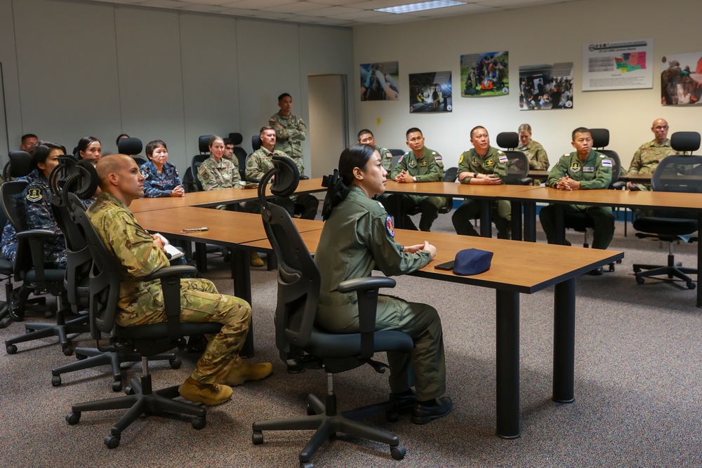 Woman-to-Woman: Washington Air National Guard hosts historic leadership engagement with female Royal Thai Air Force officers