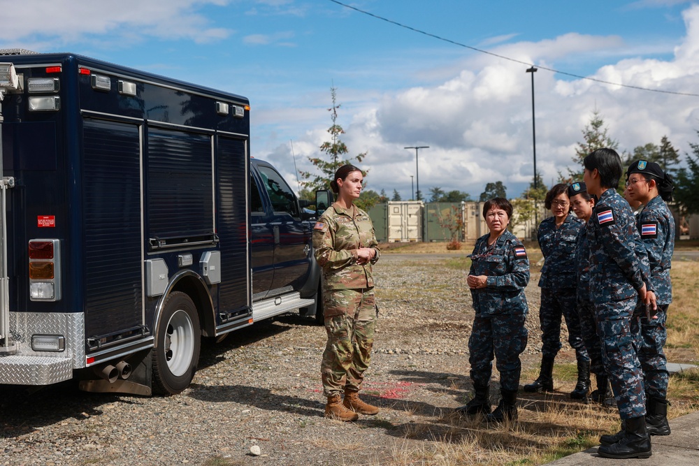 Woman-to-Woman: Washington Air National Guard hosts historic leadership engagement with female Royal Thai Air Force officers