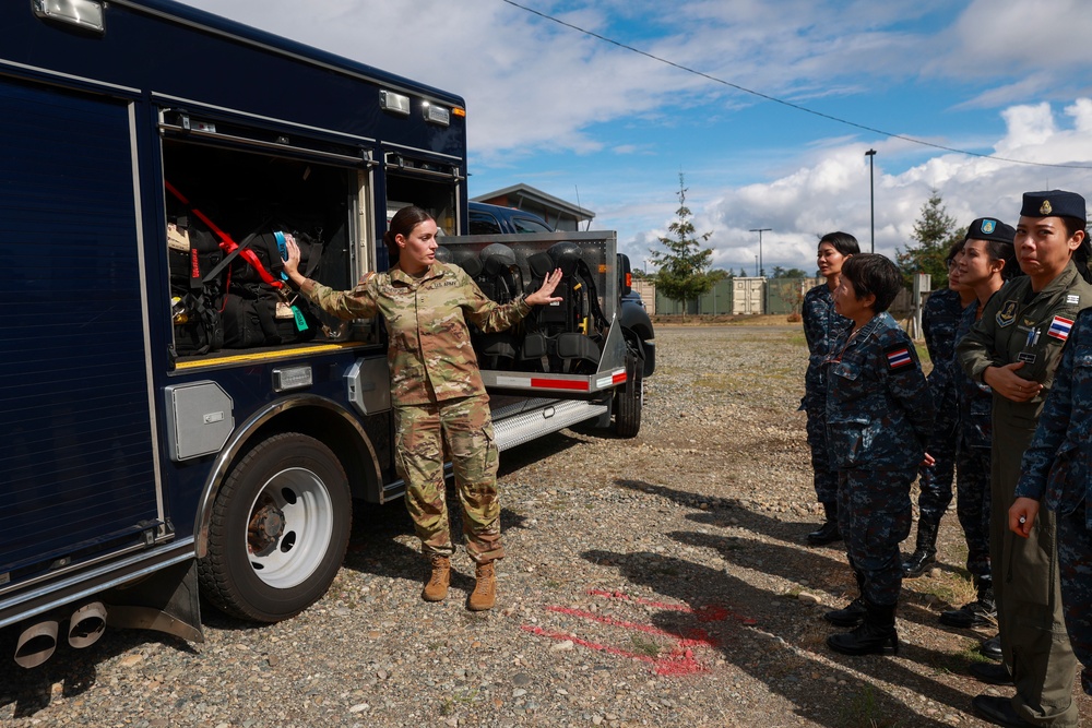 Woman-to-Woman: Washington Air National Guard hosts historic leadership engagement with female Royal Thai Air Force officers