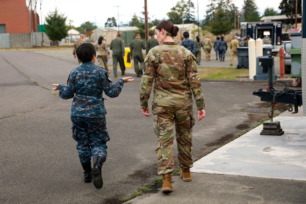 Woman-to-Woman: Washington Air National Guard hosts historic leadership engagement with female Royal Thai Air Force officers