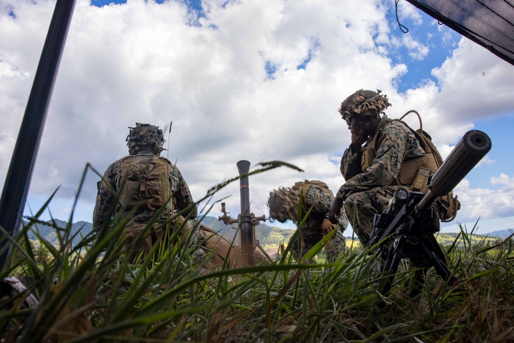 3rd LCT conducts live-fire mortar training to enhance combat readiness