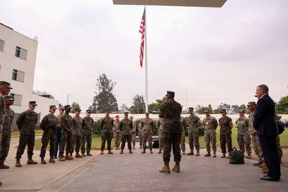 General Langley Visits Kenya