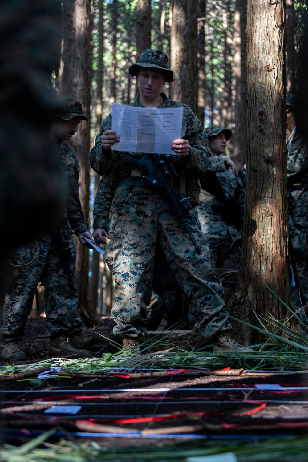 Marines train aviation ground support operations at Camp Fuji