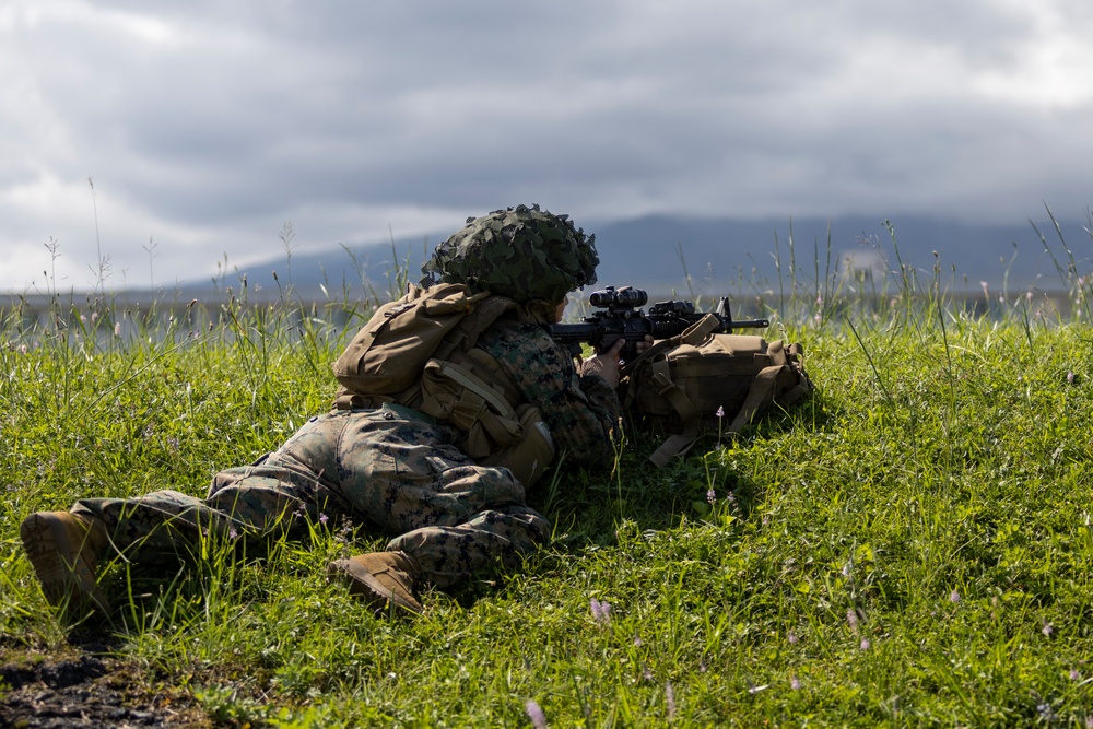 Marines train aviation ground support operations at Camp Fuji