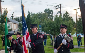 Never Forget: September 11th Sunset Flag Ceremony held at Kitsap 9/11 Memorial