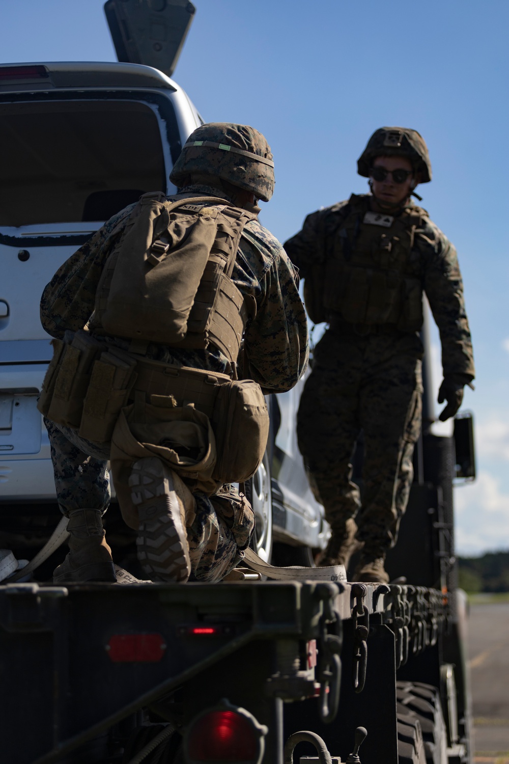 Marines train aviation ground support operations at Camp Fuji