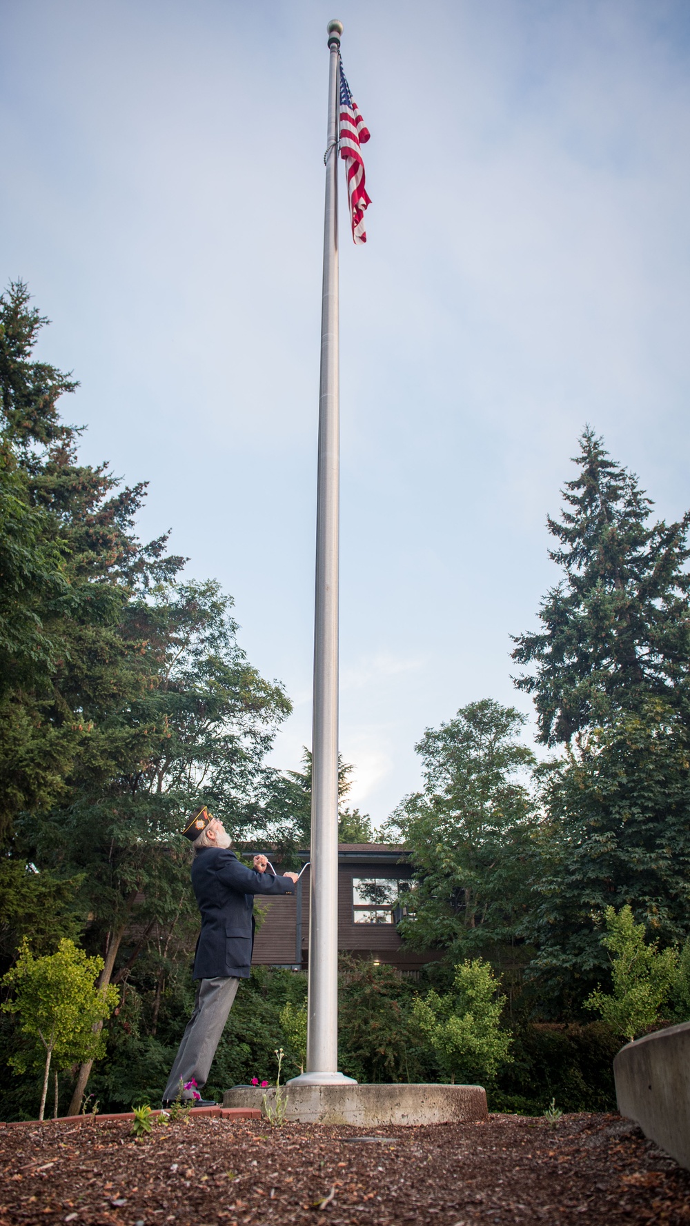 Never Forget: September 11th Sunset Flag Ceremony held at Kitsap 9/11 Memorial