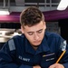 USS Ronald Reagan (CVN 76) Sailors take Navy-wide advancement exam