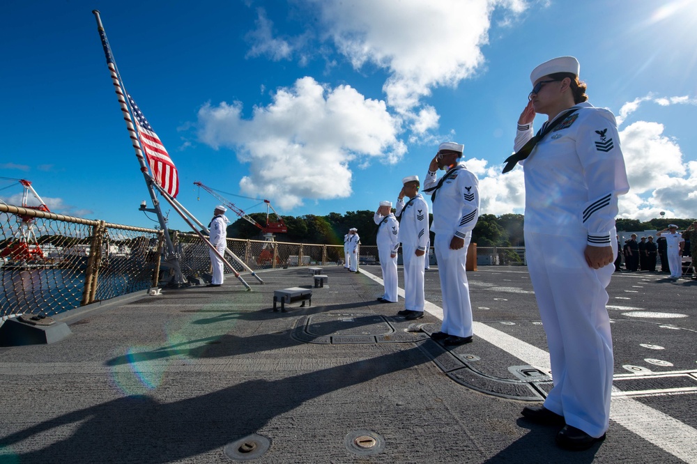 USS BLUE RIDGE HOLDS 9/11 REMEMBRANCE CEREMONY