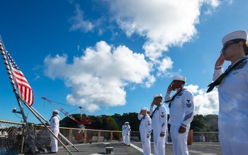 USS BLUE RIDGE HOLDS 9/11 REMEMBRANCE CEREMONY