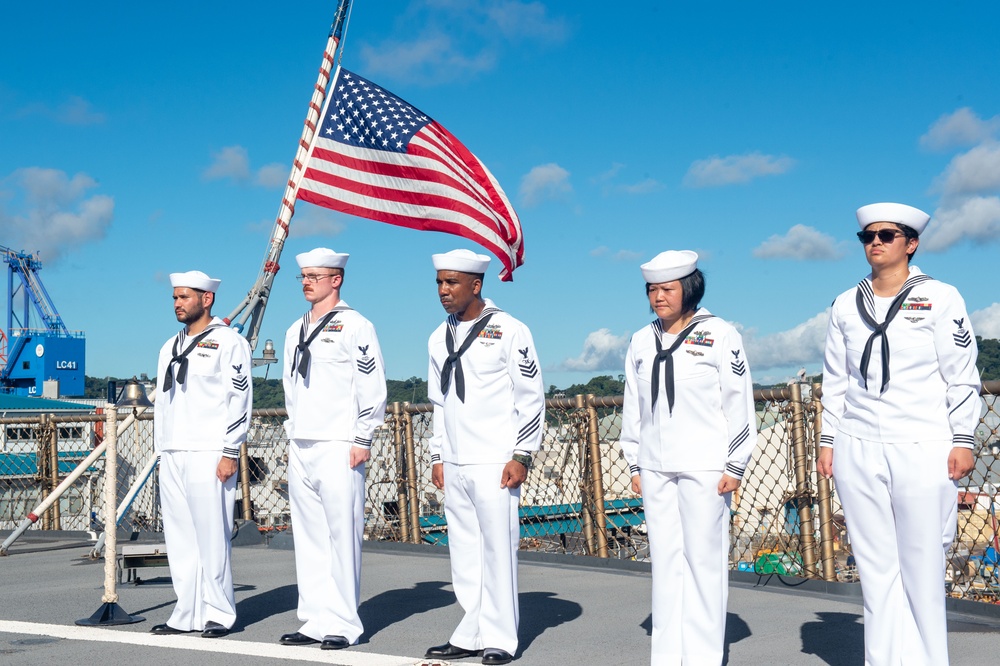 USS BLUE RIDGE HOLDS 9/11 REMEMBRANCE CEREMONY