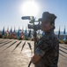 1st Marine Division leaders recognize Marines, Sailors during morning colors ceremony