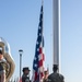 1st Marine Division leaders recognize Marines, Sailors during morning colors ceremony