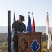 1st Marine Division leaders recognize Marines, Sailors during morning colors ceremony
