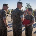 1st Marine Division leaders recognize Marines, Sailors during morning colors ceremony