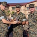 1st Marine Division leaders recognize Marines, Sailors during morning colors ceremony