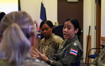 Washington Air National Guard hosts historic leadership engagement for female Royal Thai Air Force officers