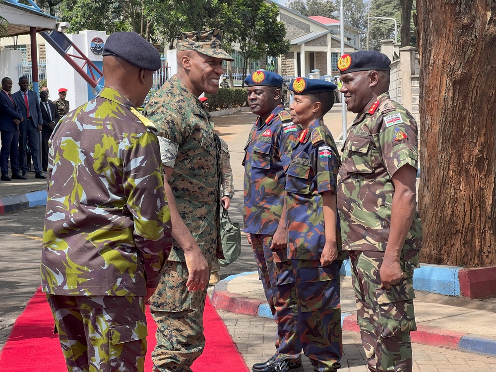 General Langley Visits Kenya