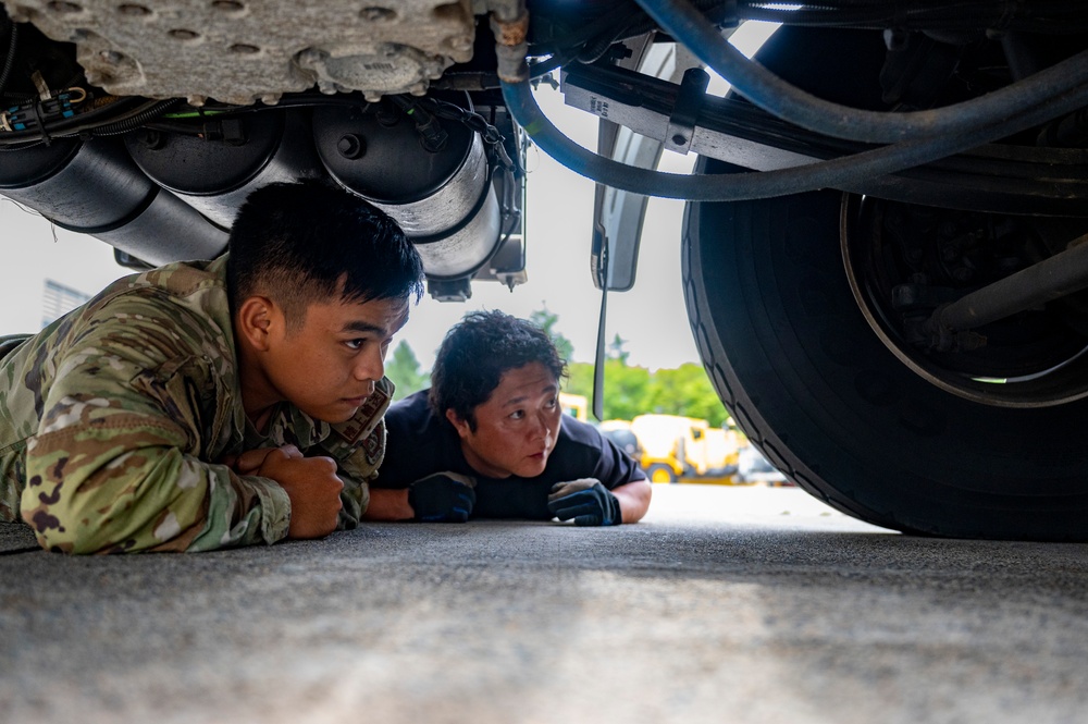 Winter is coming: 35th LRS vehicle recovery training