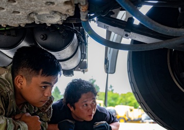 Winter is coming: 35th LRS vehicle recovery training