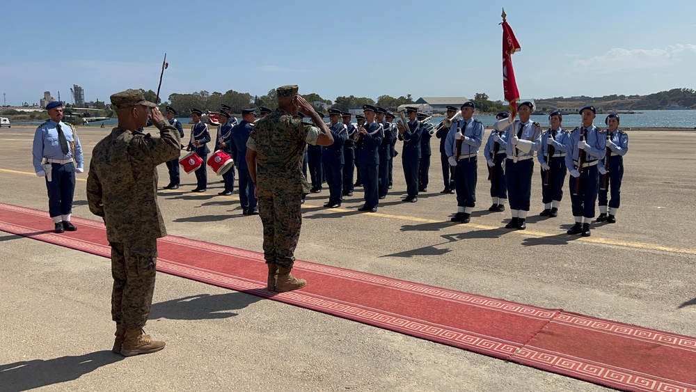 General Langley Visits Tunisia