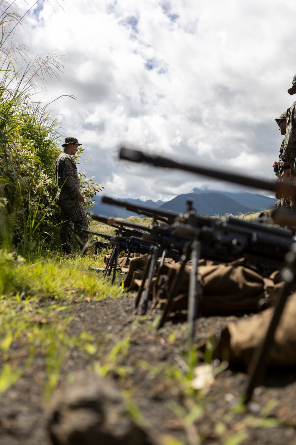 Marines conduct machine gun range at Camp Fuji in support of Exercise Outlaw Wrath 24