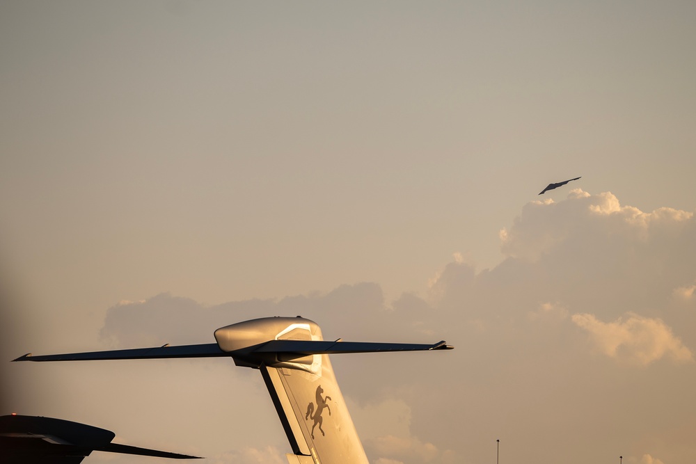 110th EBS B-2 Spirit lands after BTF mission