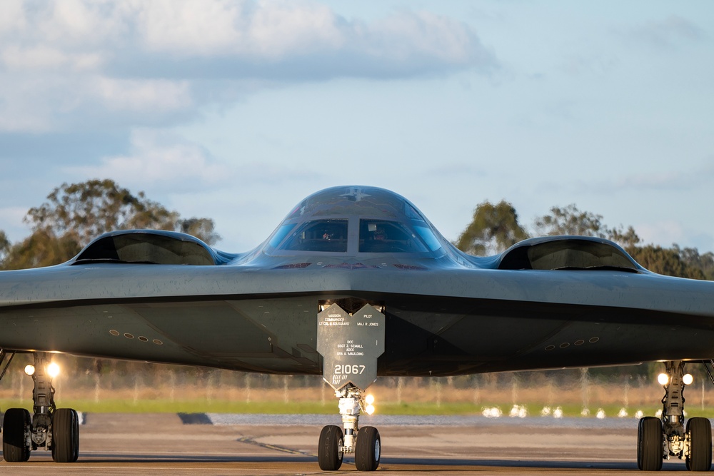 110th EBS B-2 Spirit lands after BTF mission