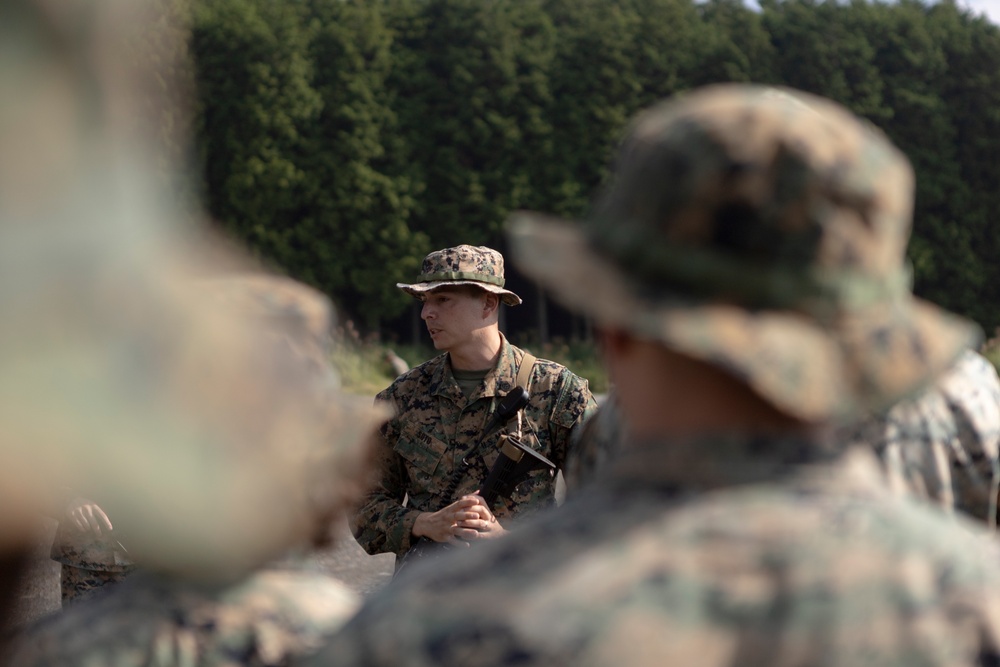 Marines begin training at Camp Fuji in support of Exercise Outlaw Wrath 24