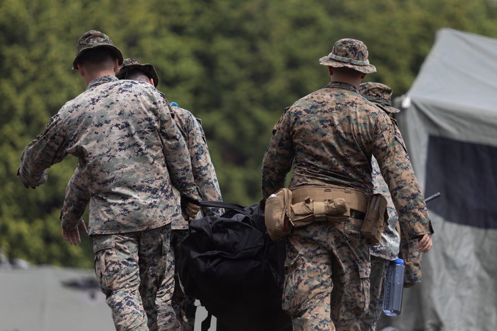 Marines begin training at Camp Fuji in support of Exercise Outlaw Wrath 24