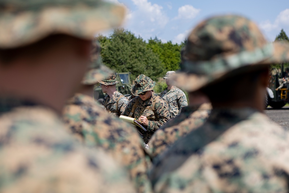 Marines begin training at Camp Fuji in support of Exercise Outlaw Wrath 24